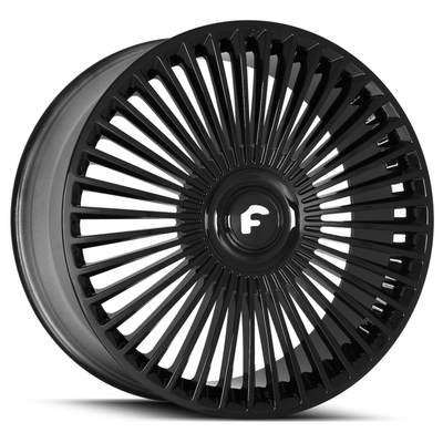 Kute koła Gross Black Chrome Trimestre Forgiato dla Rolls Royce Cullinan
