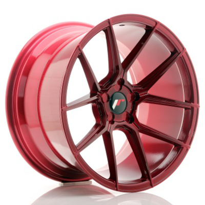 Platynowoczerwony JR JR30 BMW kute felgi 6061-T6 Monoblock