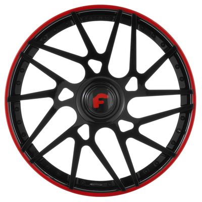 Forgiato Twisted Maglia 20-calowe schodkowe koła Face Chrome
