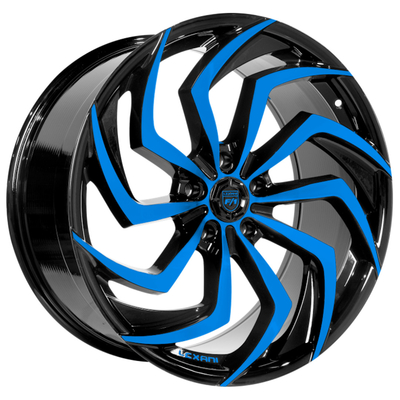 JWL TUV VIA Lexani Shadow Wheels 26-calowe koła schodkowe Monoblock