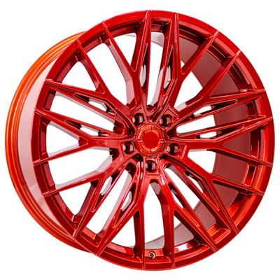 Candy Red Wieloszprychowe Koła Lexani Aries Monoblock Offset 0-80mm