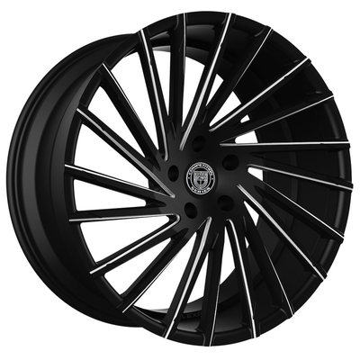 Muti Spokes Lexani Wraith Koła 22 cale z rowkami obrabianymi CNC