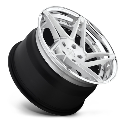 Rotiform CHD-T Deep Dish Concave Chrome Wheels 3PC JWL VIA
