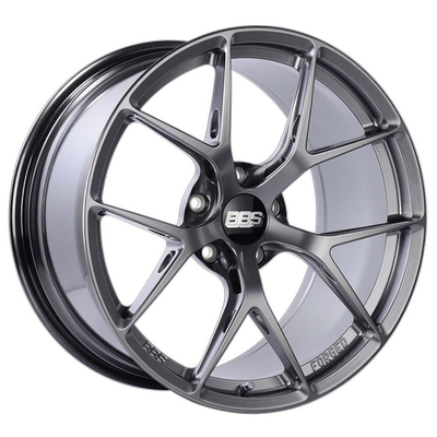 Diamentowe srebrne felgi aluminiowe BBS Fi-R z kutego aluminium 6061-T6 Lekkie