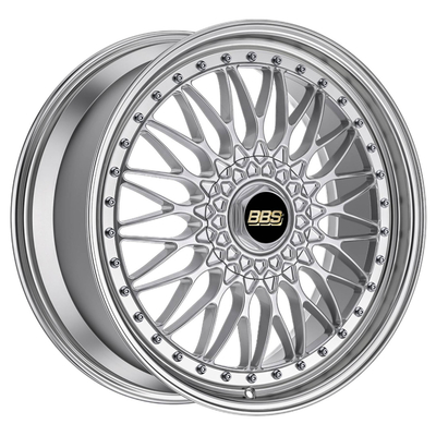 Super Rs Bright Silver BBS kute felgi aluminiowe 6061-T6