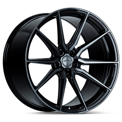 Vossen HF-3 Gloss Black 5-szprychowe koła w konfiguracji monoblok