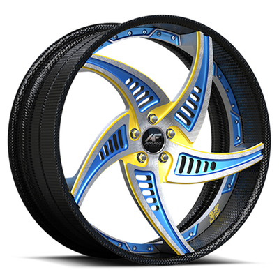Amani Fumo Deep Dish Porsche Forged Wheels Aerospace Grade