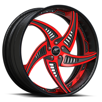 Amani Fumo Deep Dish Porsche Forged Wheels Aerospace Grade
