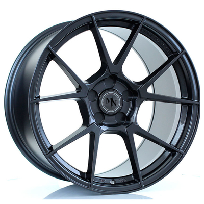 High End 16 '' do 24 '' Gloss Black Forge Auto Wheels 6061-T6