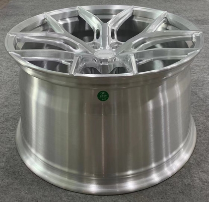 Szczotkowane srebrne kute koła Vossen HYBRID FORGED SERIES HF-5