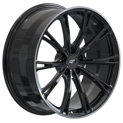 ABT Sportsline Gr-F Błyszczące czarne kute koła Audi 6061-T6 ze stopu aluminium