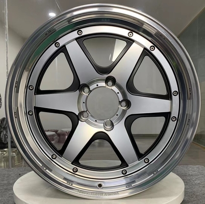 2-częściowe kute koła z głębokim naczyniem Stop aluminium 6061-T6