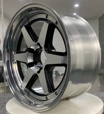 2-częściowe kute koła z głębokim naczyniem Stop aluminium 6061-T6