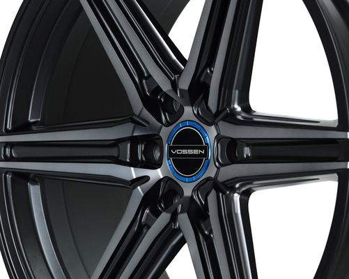 Przyciemniane, błyszczące, czarne kute koła Vossen HF6-2 do Forda F-150 Raptor Escalade