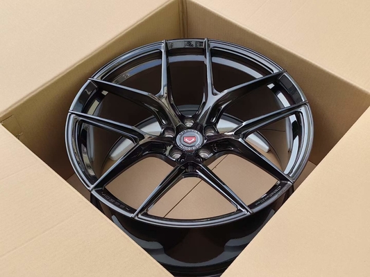 Vossen S21-01 Kute koła Szczotkowane, czarne czoło