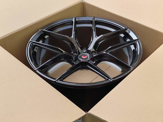 Vossen S21-01 Kute koła Szczotkowane, czarne czoło