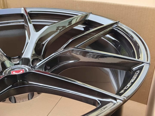 Vossen S21-01 Kute koła Szczotkowane, czarne czoło