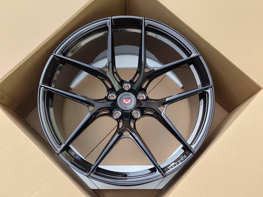 Vossen S21-01 Kute koła Szczotkowane, czarne czoło