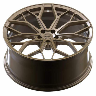 21-calowe brązowe koła Wheelforce SL.1-FF Monoblock do BMW Audi Mercedes Benz