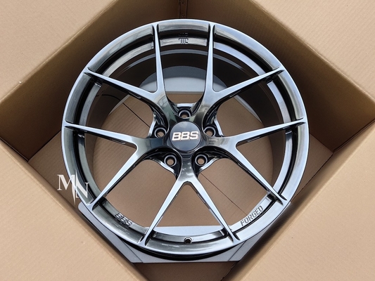Diamentowe srebrne felgi aluminiowe BBS Fi-R z kutego aluminium 6061-T6 Lekkie