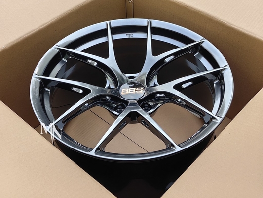 Diamentowe srebrne felgi aluminiowe BBS Fi-R z kutego aluminium 6061-T6 Lekkie