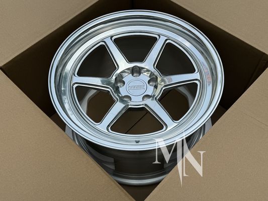5x114.3 Forge Auto Wheels dla Nissana 350Z 370Z Polerowana srebrna wykończenie