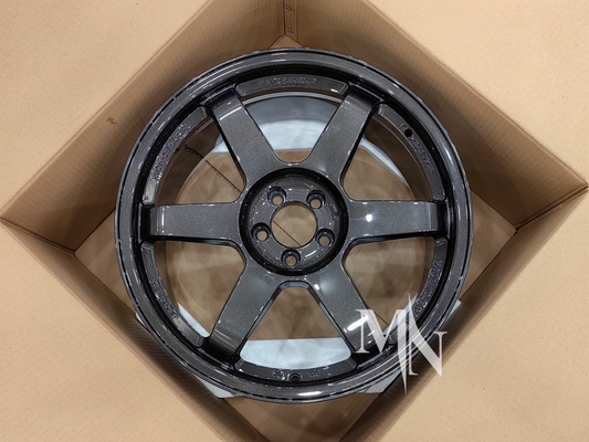 Volk Racing TE37 SL Koła Czarne Edition III 4x100 5x120 18 19 20 Inch Custom Double Black Rims