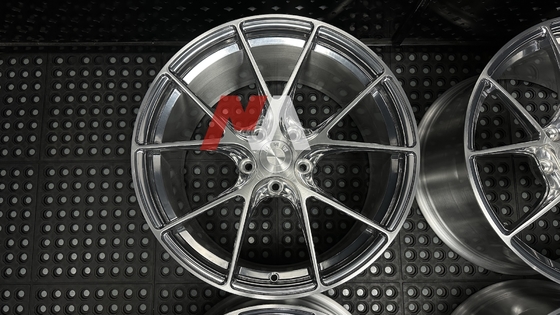 BMW Koła Forgowane Szlifowane Srebro Szczotkowane Twarz Dla F87 F80 F82 F90 M2 M3 M4 M5