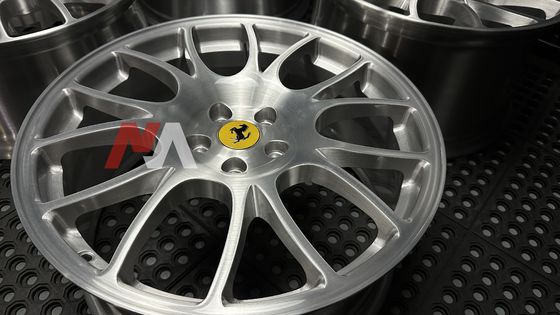 Ferrari F430 Kute Obręcze Kute Szczotkowane Wykończenie Przezroczyste Maining Kute RE-01